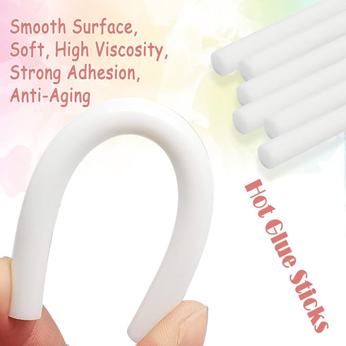 3.9''x0.27'' Hot Glue Sticks,White,Glue Sticks for Hot Glue Gun,Adhesive Use Glue Stick for DIY Art Crafts, Home Decor, General Repair and Gluing ...