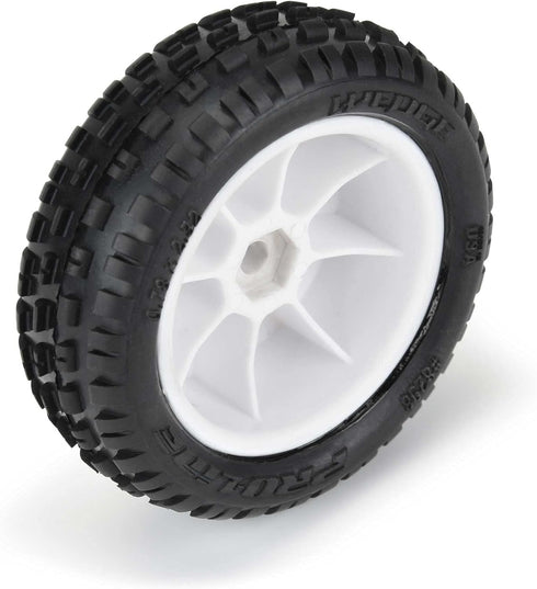 Pro-line Racing Wedge Carpet Tires MTD White Mini-B Front PRO829813 RC Tire...