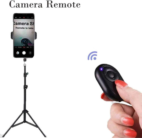 Bluetooth Page Turner for iPhone - Can Also be Tiktok Remote and Bluetooth Camera Remote (Black)...