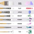 CONDA Paint Brushes Set of 24 Different Shapes Artist Brushes Professional Painting Brushes for Oil, Acrylic Canvas and Watercolor Painting (Color...