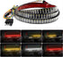 48 Inch Tailgate Light Bar Triple Row Tail Light Bar for Pickup Trailer SUV RV Van Full Function No Drill Install (48 inch)...