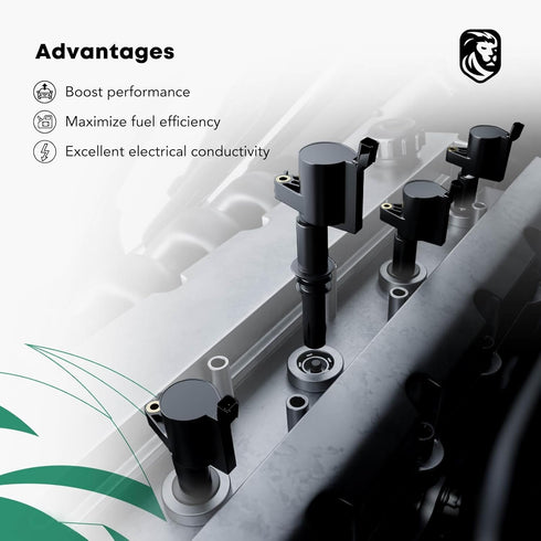 YHTAUTO Ignition Coil Replacement for Hyundai Tucson Elantra GT 2014-2020, Elantra 2011-2016, Kia Soul 2012-2019, Forte 2014-2016, Forte5 2014-201...