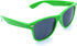 Retro Style Sunglasses - Bright Neon or Solid Colors with Classic 80's Style Design (Neon Green)...