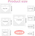 16pcs Large Heart Stencils, Different Sizes Heart Template for Painting Plastic Reusable Heart Shaped Stencil Template for Fabric Walls Arts Paper...