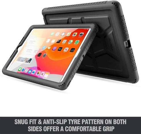 Poetic TurtleSkin Case Designed for iPad 10.2 9th Generation (2021) / 8th Generation (2020) / 7th Generation (2019), Heavy Duty Shockproof Kids Fr...