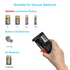 Dlyfull Battery Tester, Small Battery Testers Universal Battery Checker for AAA AA C D 9V 1.5V Button Cell Household Batteries...