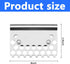 2Pcs Food Mesh Screen Blocks, Stainless Steel Food Blocker from Falling into Tray, Griddle Cooking Accessories for Black Stone Grills and Other Gr...