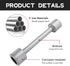 Angle Stop Tool Removal Tool Angle Stop Wrench Plumbing Tool Wrench for New Angle Hand Tools Compression Ring-Angle On Wrench (Silver)...