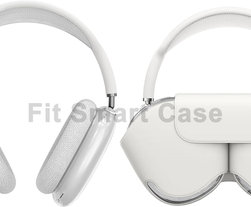 Case Cover for AirPods Max Headphones, Clear Soft TPU Earcup Cover for AirPods Max, Anti-Scratch Transparent Accessories Skin Protector for Apple ...