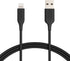 Amazon Basics 2-Pack USB-A to Lightning ABS Charger Cable, MFi Certified Charger for Apple iPhone 14 13 12 11 X Xs Pro, Pro Max, Plus, iPad, 6 Foo...