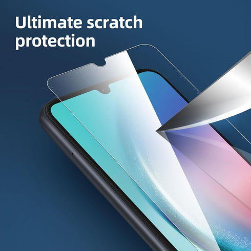 NEW'C [3 Pack Designed for Samsung Galaxy A25 5G, M34 5G Screen Protector Tempered Glass,Case Friendly Scratch-proof, Bubble Free, Ultra Resistant...