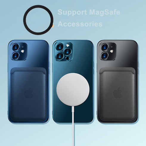 TENOC Universal Metal Ring Sticker Compatible with Magsafe/Magnetic Charger for iPhone/Samsung/Android All Cellphones, Magnetic Mount/Phone Holder...