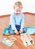 BOHS Translucent Tangram with Multilingual Activity Cards - 1 Inch Thickness - Preschool Gift - Kids kindergarten Light Table Accessories/Window P...