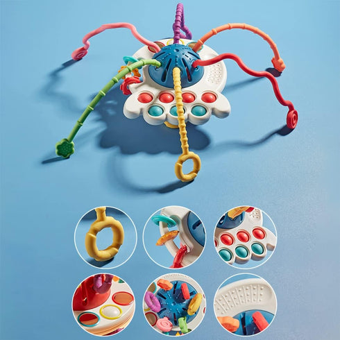 Baby Toys 6 to 12 Months,Montessori Toys for 1 Year Old Boy Girl Baby Sensory Toys for Babies 12-18 Months Pull String Toys for Birthday Gifts Inf...