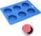 X-Haibei Round Guest Basic Soap Lotion Bar Silicone Mold Dia. 2 inch,Height 0.7 inch per Cavity 2oz per Cell...