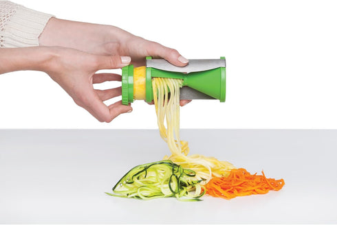 HIC Kitchen Spiral Vegetable Slicer, 18/8 Stainless Steel Blades...