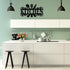 Hotop Black Kitchen Metal Sign, Farmhouse Kitchen Pictures Wall Decor Rustic Country Wall Art for Mardi Gras Easter Home Dining Room Accessories, ...