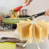 Cambom Collapsible Pasta Drying Rack - Spaghetti Noodle Drying Rack with 10 Bar Handles White...