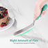 Icing Spatula, U-Taste Offset Spatula Set with 6", 8", 10" Blade, 18/0 Stainless Steel with PP Plastic Handle Angled Cake Decorating Frosting Spat...