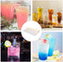 600pcs Plastic Drinking straws, Flexible straws, 8" Long, Stripes Multiple Colors Straws,suitable for various drinks, juice, milk, tea, cocktails,...