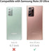 Coolwee Glitter Full Protective Case for Galaxy Note 20 Ultra 5G Heavy Duty Hybrid 3 in 1 Rugged Shockproof Women Girl Rose Gold for Samsung Galax...