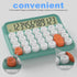 Mechanical Calculator 12 Digit Extra Large 5-Inch LCD Display, DECKLIT Battery Desk Calculator, Big Buttons Easy to Press Use as Office Calculator...