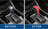 Compatible with DIY Genuine Leather Gear Shift Knob Cover Interior Accessories Protective Cover for Mazda CX-30 2020-2021 Mazda 3/Mazda 3 Hatchbac...