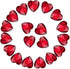 Crystal Rhinestones 50pcs AB Crystals Point Back Heart Glass Rhinestone for DIY Crafts Jewelry Making,12mm,Red...