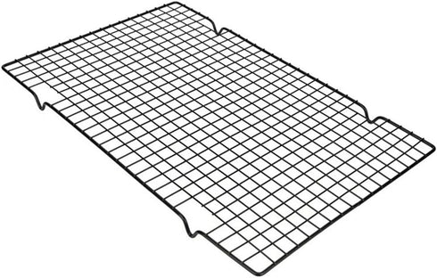 16 * 10 inch Cooling Rack for Baking, BBQ Grill Mesh Metal BBQ Barbecue Grill Grilling Mesh Wire Cooking Net Outdoor,Barbecue Grilled Grid?Black?...
