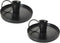 2 Pcs 4 Inch Black Iron Candle Holder for Taper Candles, Dinning,Wedding and Party Decoration (2, Black)...
