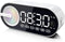 Digital Alarm Clock Bluetooth Speaker, Dual Alarm Clock for Bedroom Wireless Speaker BT 5.0 with Rechargeable 1200mAh Battery, Support FM, TF Card...