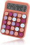 Desktop Mechanical Calculator, 12-Digit Large LCD Display Basic Standard Calculators with Cute Big Buttons, Office Accessories, School Supplies (C...