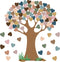 Boho Classroom Tree Bulletin Board Set with Heart Shape Cutouts, Welcome Classroom Bulletin Tree Wall Decors Supplies for School Elementary Teache...