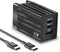 USB C Wall Charger, GECENinov 65W GaN Charger Block, 3-Port Fast Charging Block with 5ft Cable for MacBook Pro/Air, i-Pad, i-Phone 14/13/12, Galax...
