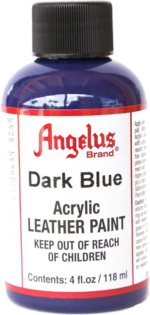 Angelus Acrylic Leather Paint-4oz.-Dark Blue...