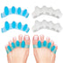 4 Pack Toe Separators for Bunion, Toe Spreader, Bunion Corrector for Women Men, Gel Toe Spacers, Hammer Toe Straightener, Toe Stretcher for Foot P...