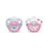 NUK Comfy Orthodontic Pacifiers, Pink Assorted, 18-36 Months, 2 Count...