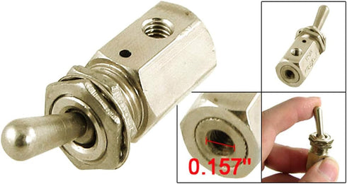 TV-3S Solenoid Air Valve Knob Toggle Value Switch Pneumatic Mechanical 3 Way Electric Knob Control...