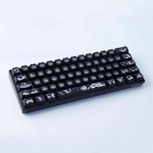 Hyekit Keycaps 108 Keys Backlight Keycap Set OEM Profile Double Shot Shine Through Custom Keycaps for Cherry Gateron MX Switches Mechanical Keyboa...