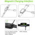 Charger for Wyze Watch, 2Pcs Replacement USB Charging Cable for Wyze Smart Watch 44mm 47mm (3.3 feet +2.2 feet)...