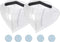 Original Rsenr R11 Electric Wearable Air Purifier Fan Filter*5, Inner White Filter*1...