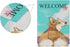 Corgi Dog Beach Garden Flag 12''x18'' Seasonal Outdoor Flags & Banners Polyester Double-Sided Large Yard Flag Inch for Home Décor Lawn Patio Farmh...