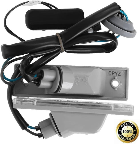 Rear Trunk Release Switch Licence Plate Lamp Light Switch Button Assembly Replacement for Chevrolet Cruze 2011-2014 Replace# 95107229 95961097...