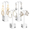 MOOCA Enhance Your Jewelry Presentation with the 4 Pcs Set Acrylic Earring Display Stand - Perfect Showcase for Earrings, Countertop T Stand, and ...