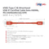 Club 3D CAC-1515 USB2 Type C to Type C Certified Bi-Directional Cable with 240W Charging, 480Mb Data Transmission EPR 4m -13.13ft...