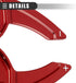 Motoforti Steering Wheel Shift Paddle Shifter Extension Cover,for Audi A5 2012-2014,Aluminum Alloy,Red,2pcs...