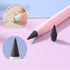 2pcs Metal Inkless Pencil with BONUS 2 Replaceable Nibs, Metal Inkless Pen Erasable Pen Metallic Pencil Reusable Everlasting Pencil for Writing Dr...