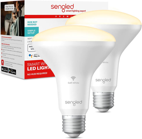 Sengled Alexa Light Bulbs, Updated FFS Smart Flood Light, Smart Bulb That Works with Alexa & Google Assistant, 7.5W 65W Equivalent,2700K BR30 Smar...