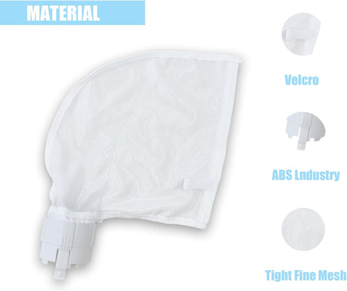 Polaris 360 380 Pack Polaris Pool Cleaning Bag, Nylon Mesh Velcro Advanced Suitable for Zodiac Polaris 360/380 Pool Cleaner Replacement Parts (2 P...