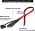 SAE Connector DC Power Extension Cable 16 AWG Automotive Battery Quick Disconnect Pigtail Wire Harness with Dust Cap (6 Pcs 1.2 Foot)...